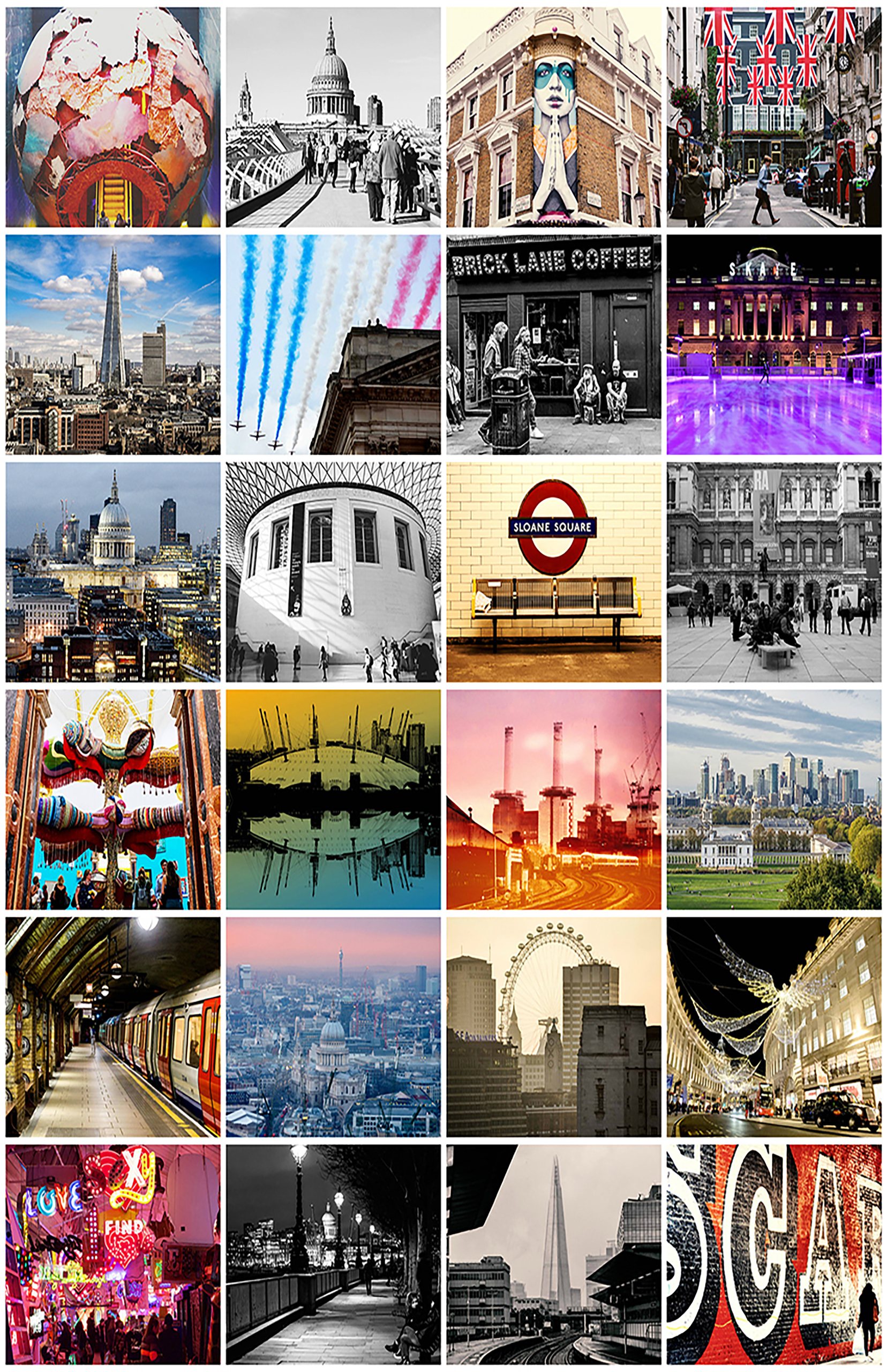 LONDON MULTI COLLAGE