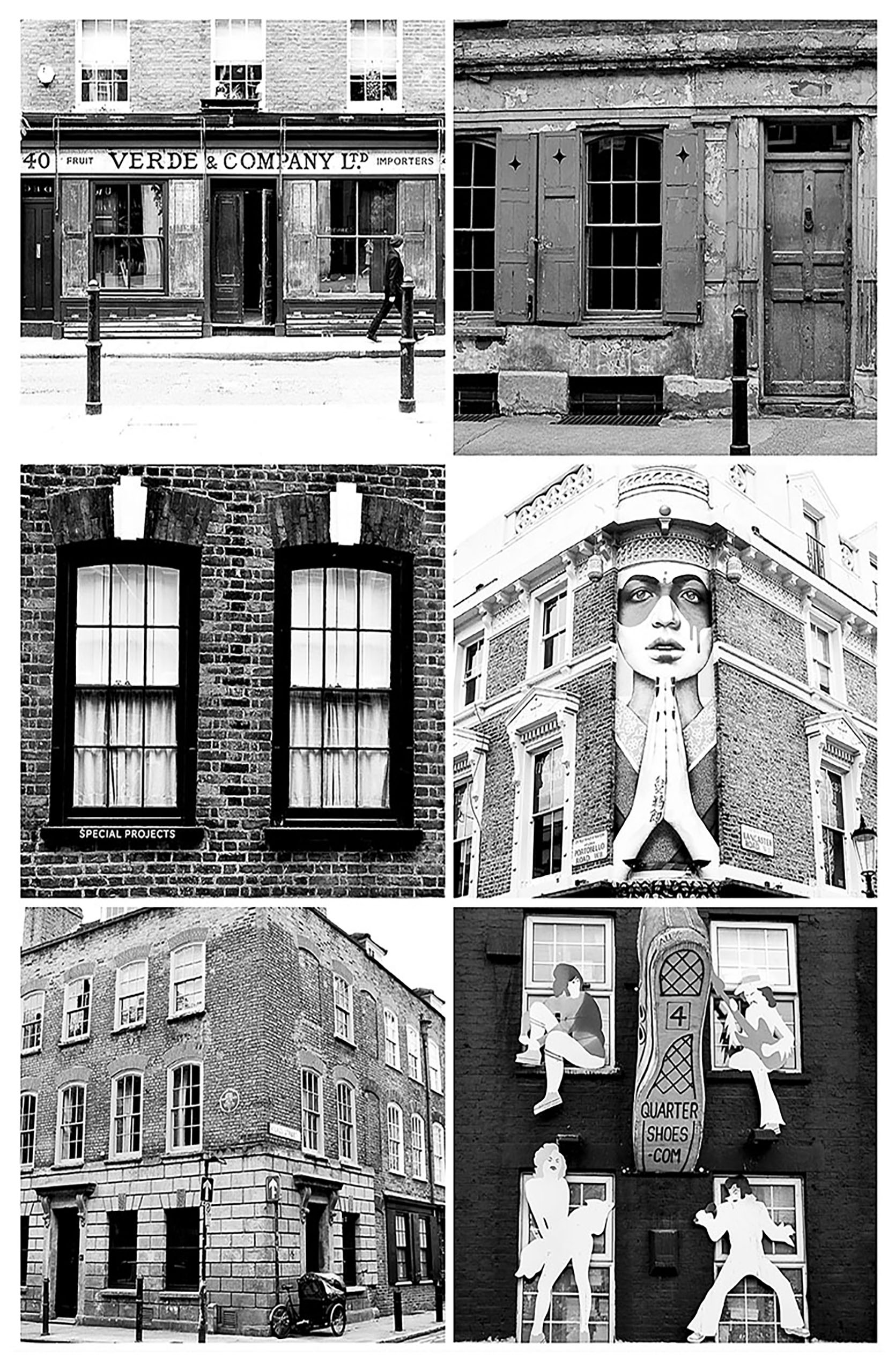 LONDON  WINDOW COLLAGE